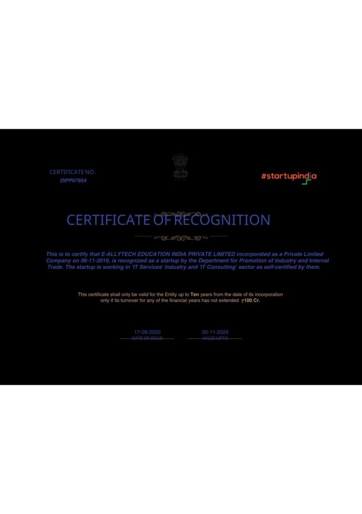 Startup Certification