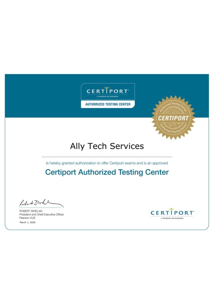 Certiport Certification