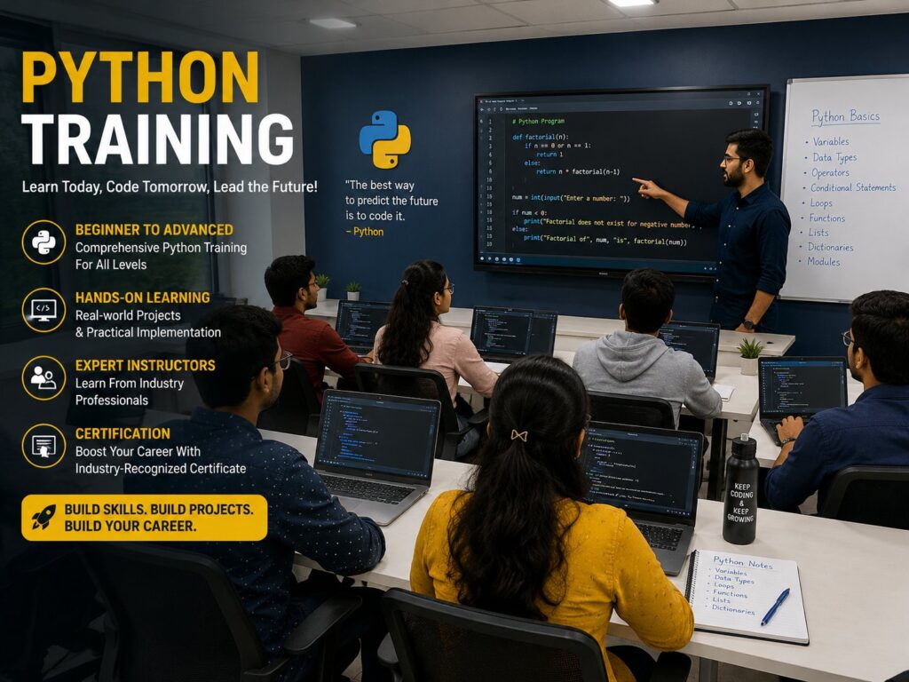 Python Classes Near Me in BTM Layout for beginners and professionals with practical coding sessions